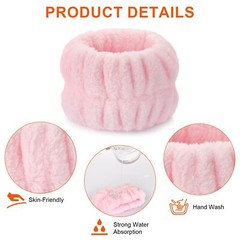 2pcs Wrist Bands for Washing Face Wash Wristbands Wrist Towels Arm Bands for