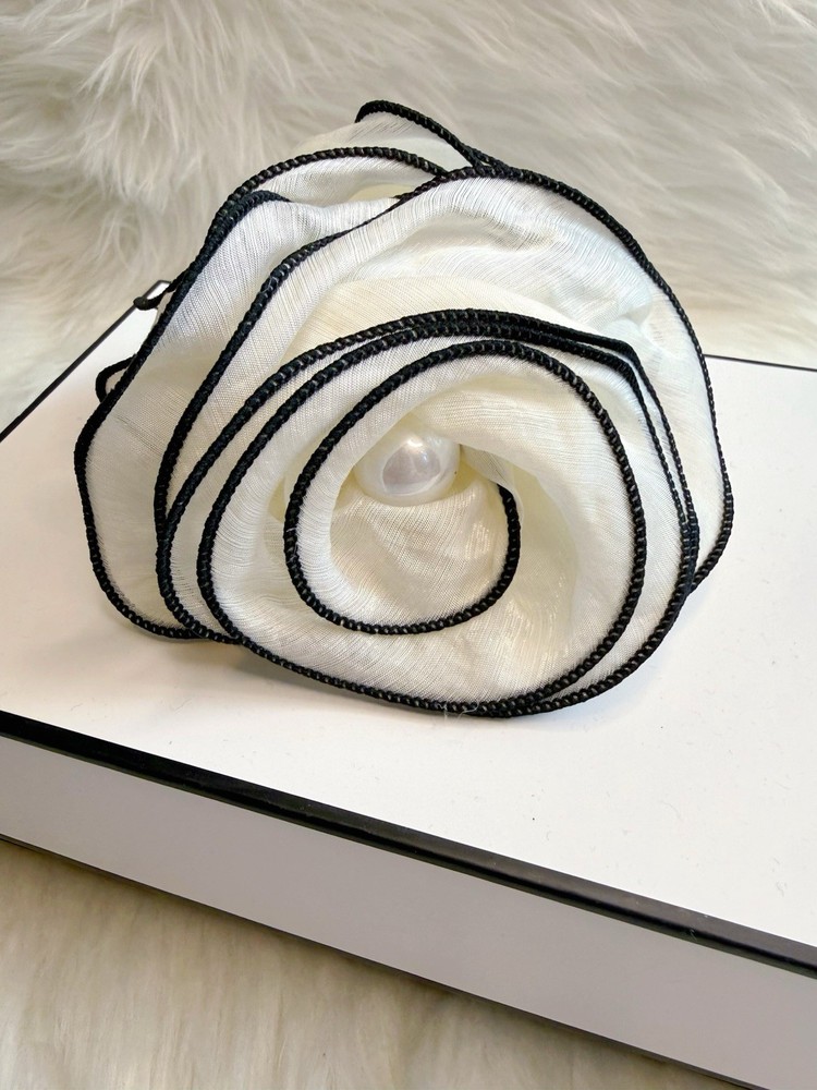 Hair Claw White Camellia Flower Women Fashion Accessories Wedding Bridal Gift