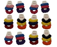 36pcs Elastic Shoelace Ponytail Hair Holder Scrunchies Hair Ties for Women Girl