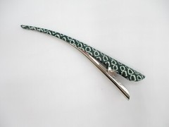 Shibori Kimono Hair Clip, 130mm Long Metal Hair Stick, Ship from USA