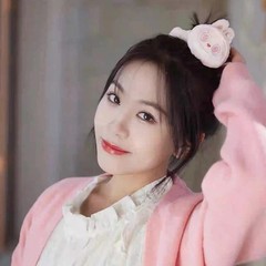 POP MART POP MART Plush Pink Mokoko Scrunchie Embroidered Flower