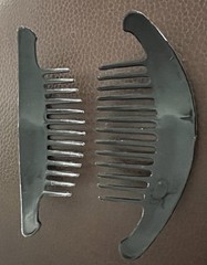 Vintage 1980’s Hair Cincher Clip Banana Comb Ponytail Holder Made In Taiwan