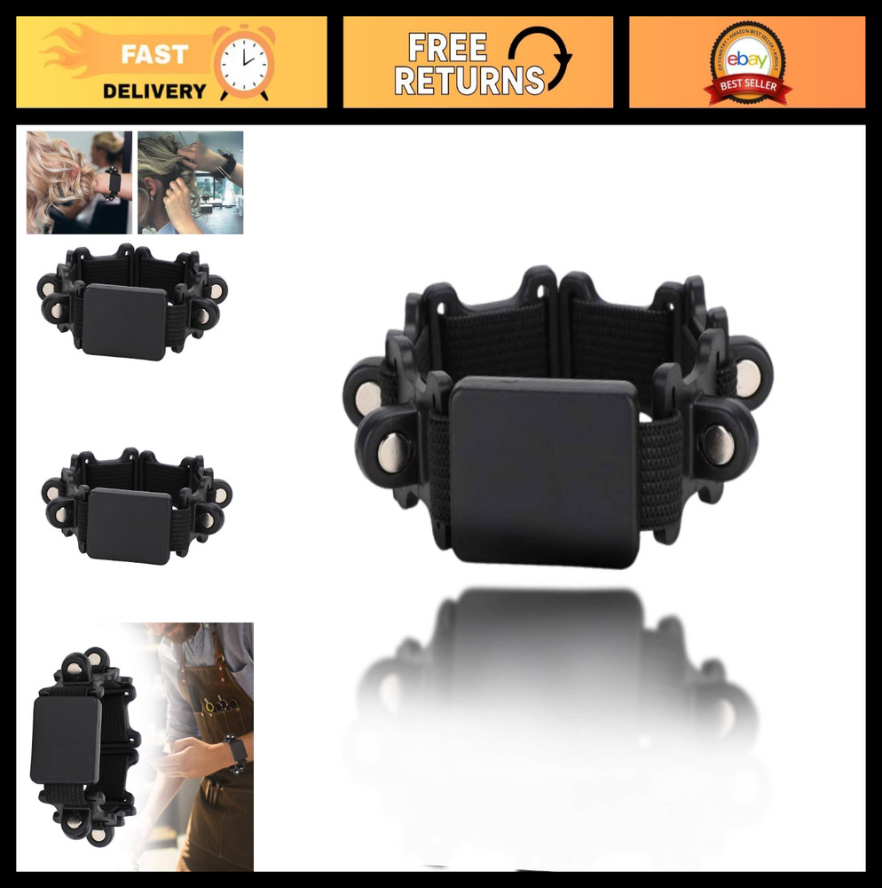Magnetic Pin Holder Wristband for Hair Stylists – Salon & Spa Tool Accessory