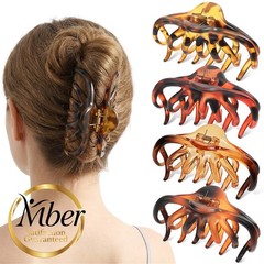 Mber 4 Pack Octopus Hair Clips, Hair Claw Clips for Thick Thin Long & Curly Hair