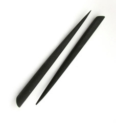 6″ Wood HAIR STICKS Black Oval top with 14×10 top surface FS