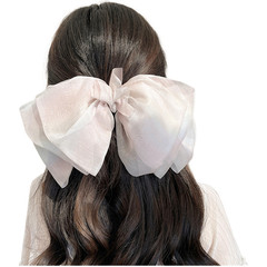 For Women Daily Wear Mesh Bow Hair Clip Handmade Hairpin All-day Comfort