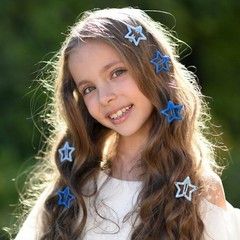 30PCS Star Hair Clips Snap Barrettes Cute Star Hair Accessories Alloy Resin C…
