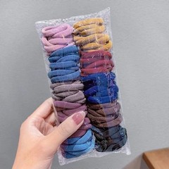 25-100X Women Girls Seamless Hair Band Ties Rope Ring Elastic Ponytail Holder US