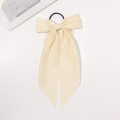 Big Bow Hair Clip Satin Barrette Hairpin Solid Color Ponytail Hair Accessories