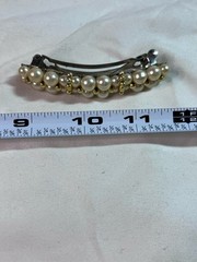 Hair Barrettes Hair Sticks With Bead Banana Clip Lot Of 8 Faux Tortoise Shell