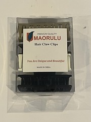 Pack of 4 Rectangle Hair Clips For Any Type Of Hair.