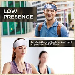 18 Pcs Camo Sweatbands for Men & Women – Non-Slip Fitness Headbands, Breathable