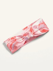 Old Navy Women’s Active Performance Headband Warm Camo Pink Marbled Age 15+ $10