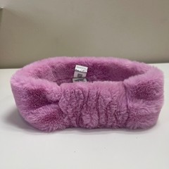 NEW UGG Headband Pink Faux Fur Head Ear Warmer Barbie Coquette Winter Designer