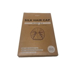 Night Silk Hair Cap in Gunmetal One Size New Open Box