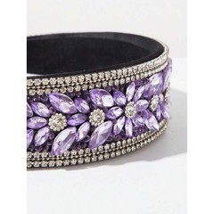 Embellished lilac Crystal Headband