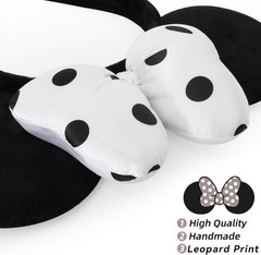 Polka Dot Mouse Ears Headband ODOCARE Mini Bow