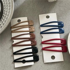 7Cm Color Solid Color BB Clip Ladies Broken Hair Side Clip Cute Girl Korean Hair