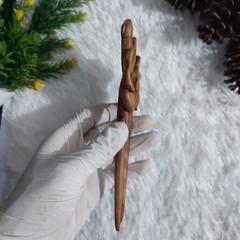 Handmade Orchid hair pin hair stick hair fork | Wooden Hair accessory Gifts