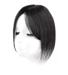 3.5″x5.5″Thin Swiss Free Part 100% Human Hair Topper for Women Clip in 10″~12″
