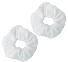 Kitsch Microfiber Towel Scrunchie, White – 2 Count/1 Pack
