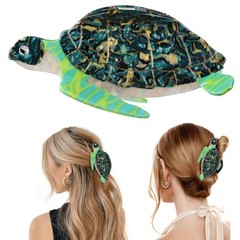 RAINBOW WSK Unique Turtle Claw Clip, Novelty 1 Count (Pack of 1),