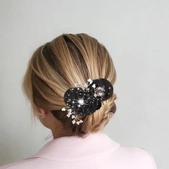 Big Camellia Flower Bun Makers – Hair Twister Accessories – Flexible