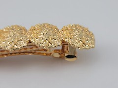 Shein Casual Gold Metal Hair French Clip 3.75″