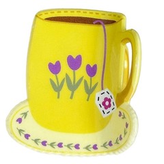 Unique Coffee Cup Print Hair Claw Light weight Durability Acrylic Hair Clip