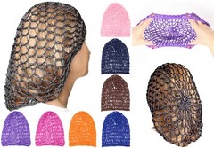 Crochet Hairnet Hair Net French Mesh Fish Net Snood