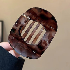 Flat Hair Claw Clip Korean French Leopard Hair Accessory