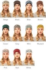 ScarvesMe Women’s Fashion Leopard Animal Print Soft Headband Headwrap