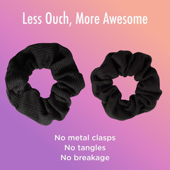 Ouchless Womens Hair Scrunchie – 8 Count, Neutral – Suitable for All Hair Types