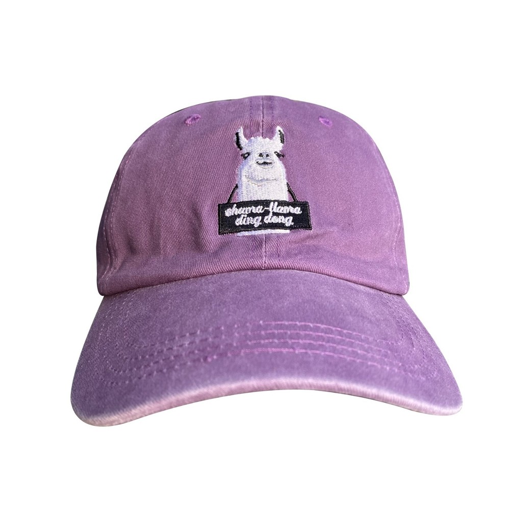 Shama Llama Unisex Adjustable Classic Ball Cap Purple Ocean Beach Fashion New