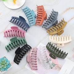 12 Pack Hair Claw Clips Large 4.3 Inch Hair Clips Stylish Barrettes in 12 Colors