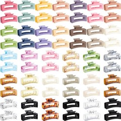 Cindeer 64 Pcs Medium Hair Claw Bulk Clips Set 3.35 Inch, Multicolor