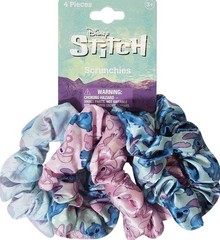 NEW Pack Of 4 Disney Stitch Scrunchies for Girls of All Ages – 4 Large