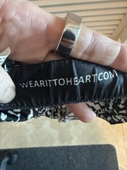 Wide Black & White Headband By Wear It To Heart