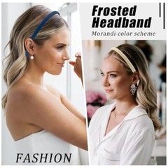 10 PCS Thin Hair Bands with Teeth, Plastic 1 Count (Pack of 10) Color A
