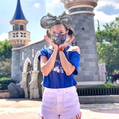 100th Anniversary Ears Disney’s Headband Silver Bow Women Girls Cos Minnie Mouse