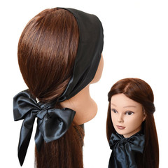 2 Pcs Satin Head Wrap Wig Grip Band Fashion Headbands for Laying Lace Frontal Wi