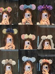 Disney Parks Mickey Mouse Ears Minnie Princess Headband Disneyland US SHIP