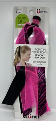 Scunci No Slip Grip All Day Hold – Pop It In Your Pony Pink Black Multi Color