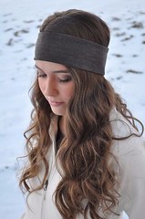 Womens Wide Headband 3 For $14.95 Stretch Girls Hair Black Gray Pink Purple