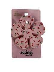 Scunci Cherry Print Claw Hair Clip Pink Fruit Hair Accessory