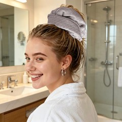 Oversize Hair Drying Towel Scrunchie for Women Makeup Washing Mask Spa Shower