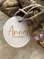 Liberty fabric scrunchie Anna of Australia Cotton NWT