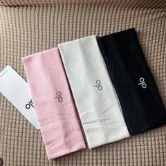 3Pack Unisex Yoga Headbands Soft Stretchy White – Black – Pink Hair Bands NWT
