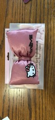 The Crème Shop Hello Kitty Pink Satin Bow Headband for Women, Solid Casual
