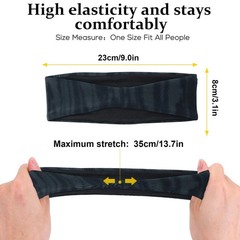 Sweat Absorbing Headband Moisture Wicking Sweatband Sport Headband for Men Women